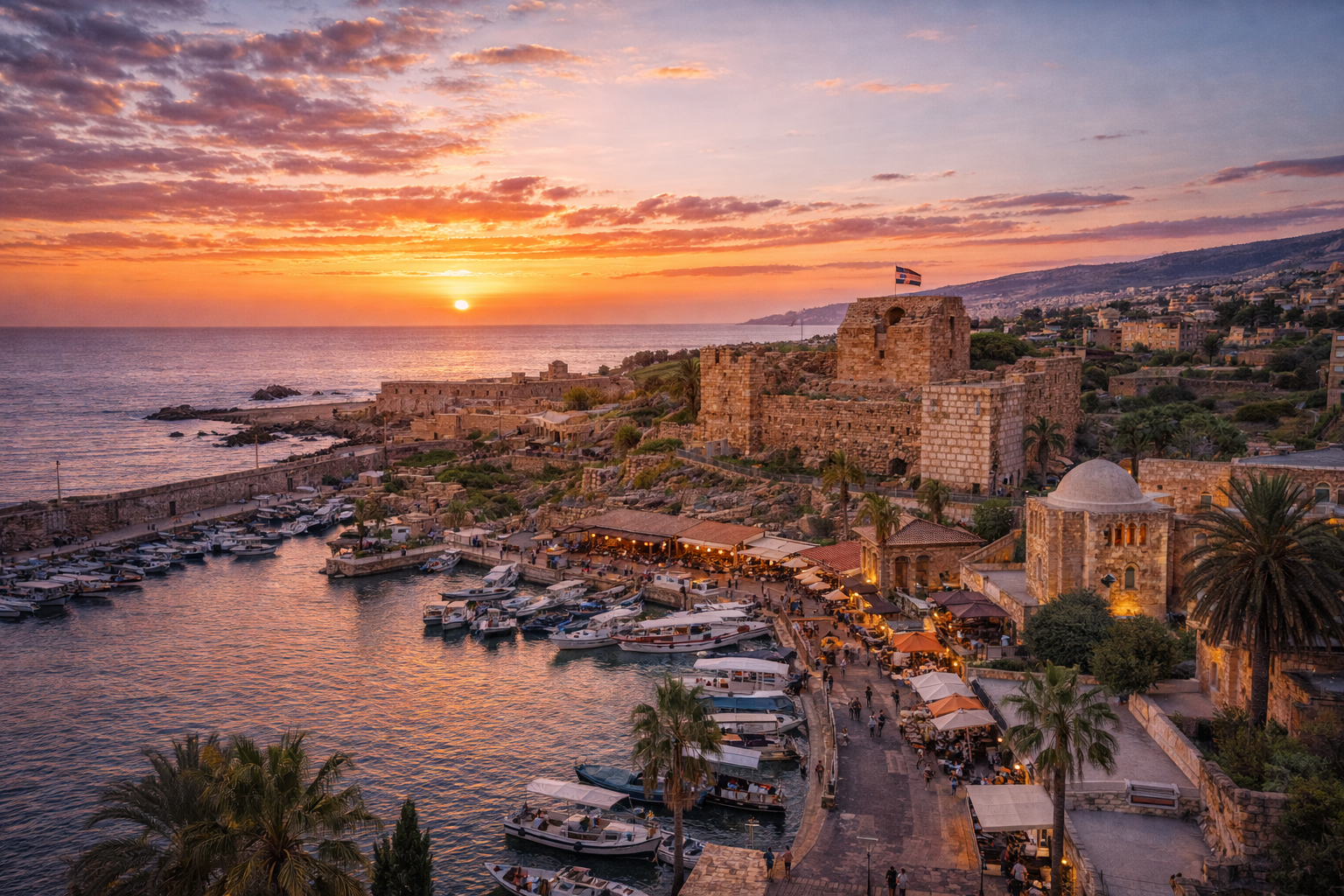Byblos harbor